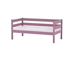 Hoppekids sólido Madera de Pino IDA 30 – 0006 – 73 – 07 M Infantil/Infantil/Infantil/Juvenil Cama, Madera, Lavanda, 70 x 160 cm