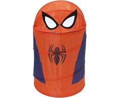 ARDITEX Cesta de almacenaje Pop Up 3D con Tapa bajo Licencia Spiderman Dimensiones: 40 x 40 x 70 cm, poliéster, 40 x 40 x 70 cm