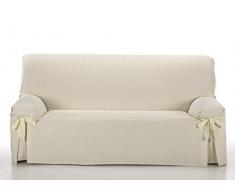 Martina Home Milan Funda Sofá Lazos, Crudo, 3 plazas
