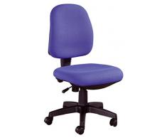 Studio Decor Sof07 Silla de Oficina tapizada en Tela, Azul, 52x55x92 cm