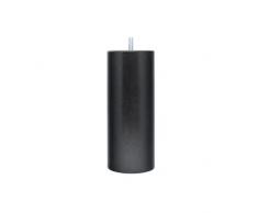 La fabrique de Patas am20170074 Juego de 4 pies de Cama Cilindros Madera lacada Negro 17 x 7 x 7 cm