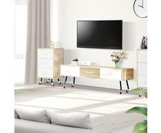 Ribelli 500736 Mueble de TV, Madera Metal, ca. 100 x 40 x 35 cm