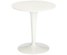 Kartell 0860003 - Mesa auxiliar, Plástico, color Blanco