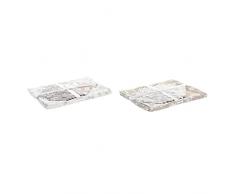 DKD Home Decor Mantel y servilletas, Estándar