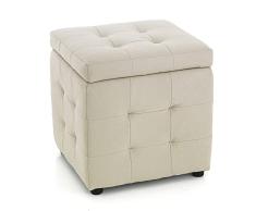 Oresteluchetta Puf contenedor Killeen Beige