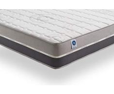 Naturalex | Carbontech | Colchón Viscoelástico 180x200 cm | Látex y Memory con Tecnología Anti Estrés | Grosor 22 cm | H4 | Termorregulador e Hipoalergénico
