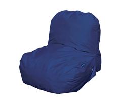 Pusher desplegable Sillón Hinchable, Nailon, Azul, 81 x 77 x 78 cm