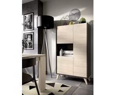 HOMEKIT Aparador Alto 3 Puertas, 81x135x43 cm