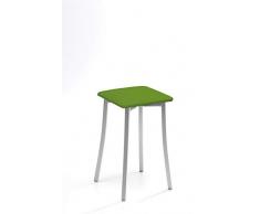 ASTIMESA Dos Taburetes de Cocina Patas diseño Polipiel Verde