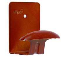 Brinox Percha, Acero, Porcelana, 5.5x4x4 cm