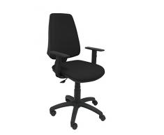 Piqueras y Crespo Elche Silla de Oficina, Tela, Negro, 109x46x46 cm