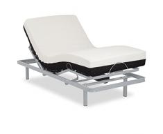 Gerialife® Pack Cama articulada eléctrica con colchón ortopédico viscoelástico 20 cm. (80x190, Mando inalámbrico)