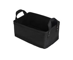 Compactor Cesta de almacenaje Negro 28 x 18 x H.13 cm