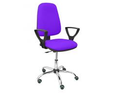 Piqueras y Crespo Socovos Silla de Oficina, Acero, Lila, 116x48x48 cm
