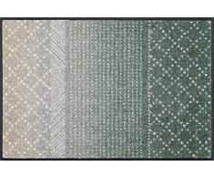 Wash+Dry Felpudo Green Desert 50 x 75 cm, Interior y Exterior, Lavable