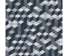 d-c-fix® Curtis Anthrazit Alfombra, Portador de polímero con Espuma de PVC Flexible, Antracita, 65 cm x 2 m