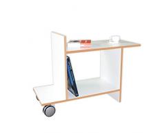 Tojo 151011063 - Mesa Auxiliar (80 x 56 x 32 cm), Color Blanco