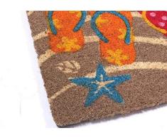 La Finesse Zerbino Alfombra de Puerta, Multicolor, 70 cm x 40 cm