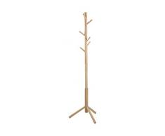 AC Design Furniture Yannick Perchero, Madera de Caucho, Naturaleza, B: 51 x T:45 x H: 176 cm