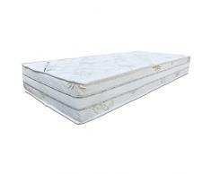 Baldiflex - Colchón de Waterfoam Individual Power, Medida 80 x 190 x 20 cm, con Revestimiento de Aloe Vera, Banda 3D, ergonómico, Transpirable, antiácaros
