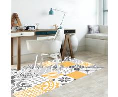 VINILIKO, Alfombra de vinilo, Amarillo, 66x100 cm