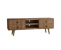 PÄRUMM Mueble TV Lessime de Madera de Paulownia, 56 x 40 x 159