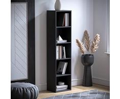 Vida Designs Estantería Oxford Cube, Madera, Black, 5 Niveles