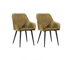Soof&Tess Varese Silla de Comedor, Ochreyellow, Talla única