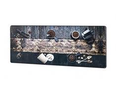 Haku Möbel Perchero de Pared, MDM, Natur-edelstahloptik, 9 x 60 x 60