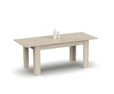 MUEBLES PITARCH Mesa Extensible, Roble Aurora, 77x140x80 cm