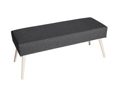Max Winzer 24051-4890-1652363-F01 Banco, Madera, Gris, Breite x Tiefe x Höhe: 114 x 40 x 48cm