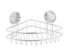 Static-LocÂ® Plus Osimo - Estante esquinero para baÃ±o (Montaje sin taladrar)