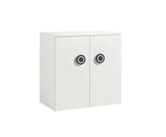 now! by hülsta minimo Now Minimo Cómoda, Madera de ingeniería, Blanco Nieve Blanco Nieve, 90,2 x 93,3
