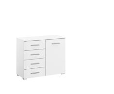 Rauch Möbel Base Cómoda, Madera de ingeniería, Blanco, 80x68x40 cm