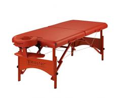 Master Massage Fairlane - Camilla de Masaje móvil de 71 cm, Plegable, Terapia de Belleza, Cama, sofá, Mesa, Paquete, Patas de Madera, Mesa de Masaje portátil, Mesa de Canela