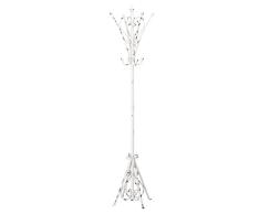 Premier Housewares New York Loft Perchero, Acabado Metal Blanco, 34x34x190 cm