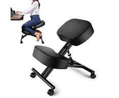 Himimi Silla ergonómica de Rodillas, Taburete para la Rodilla, para Mejorar la Postura, Ajustable, para casa y Oficina
