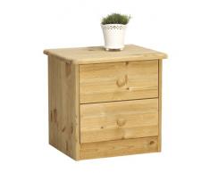 Steens 17800230 Mario - Mesilla De Noche (41 X 42 X 35 Cm), Madera Maciza De Pino, Lavada Y Tratada con Aceite