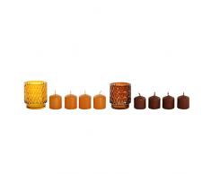DKD Home Decor Set de Velas, Estándar