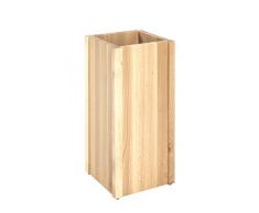 Haku Möbel Soporte para Paraguas, Madera Maciza, Haya Apagado, 20 x 20 x 45