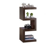 30.5 x 61 x 7.5 cm Blanco Relaxdays Estanter/ía Colgante con Compartimentos Madera MDF