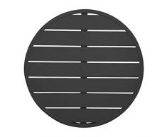 Bolero Mesa Redonda de Aluminio Negro - 580 mm