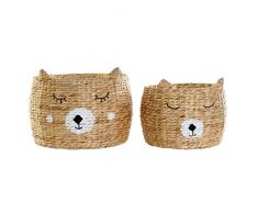 DKD Home Decor Juego de cestas, Estándar
