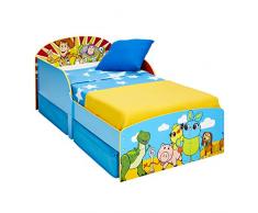 Toy Story 4 - Cama infantil para niños pequeños con cajón inferior