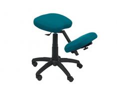 Piqueras y Crespo Lietor Taburete de Oficina, Verde Oscuro
