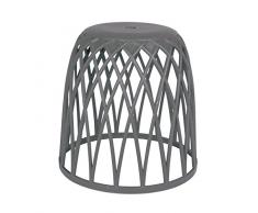Wenko Taburete Baño Omio, Antracita, 43.5 x 43.5 x 43.5 cm
