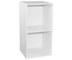 Alsapan - Estantería modulable con 2 Cubos (34,9 x 33,7 x 68,8 cm)
