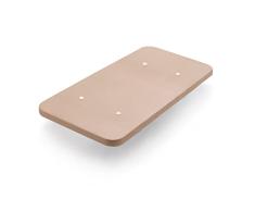 Cama express Base Tapizada Sin Patas con Tejido 3D Transpirable | Barras Transversales de Refuerzo | Ideal para Dormitorio y Habitación de tu Hogar | Color Beige | Medidas 105 x 180 cm