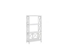 Kit Closet 2070030002 - estantería victoria de 4 baldas, blanco, 111 x 60 x 30