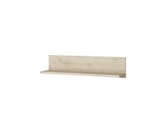 K Mobel Estante de Pared, Balda Pared, Estantería de Pared, Color Roble, 24.4 cm (Alto) x 26 cm (Ancho) x 120 cm (Largo)
